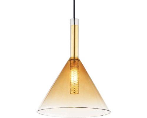 Hängelampe mit kegelförmigem Lampenschirm