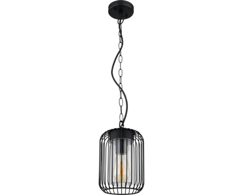 Hängelampe mit Käfigschirm und Kette