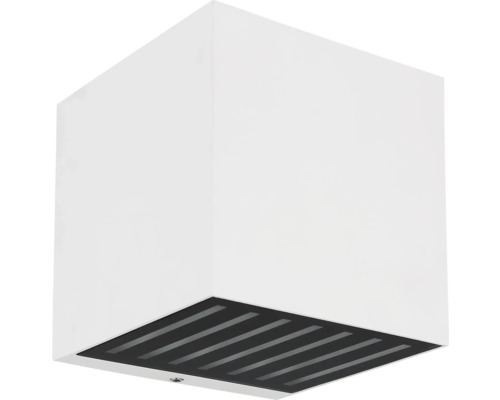 Kubische Wandleuchte für den Außenbereich