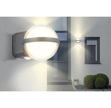 LED Wandleuchte Globo ILLI 12 W 1-flammig IP 54 anthrazit ( 34157 )-thumb-1 LED Wandleuchte Globo ILLI 12 W 1-flammig IP 54 anthrazit ( 34157 )-thumb-1