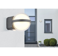 LED Wandleuchte Globo ILLI 12 W 1-flammig IP 54 anthrazit ( 34157 )-thumb-2 LED Wandleuchte Globo ILLI 12 W 1-flammig IP 54 anthrazit ( 34157 )-thumb-2