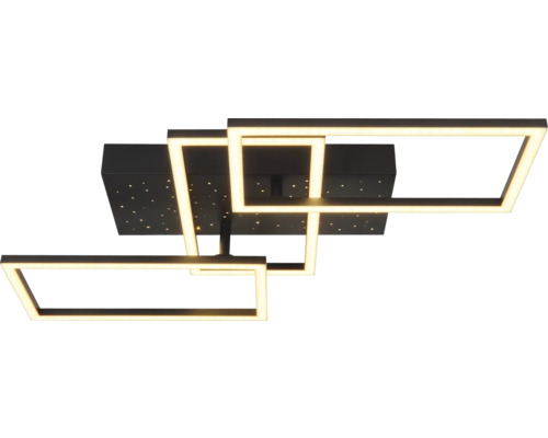 Deckenleuchte mit eckigen Formen und LED-Beleuchtung