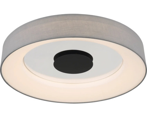 Runde Deckenleuchte mit Stoffschirm