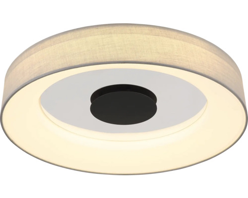 Runde Deckenleuchte mit Stoffschirm