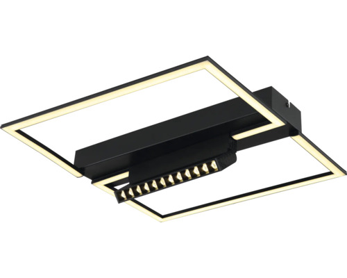 Deckenleuchte mit quadratischem Rahmen und LED-Spots