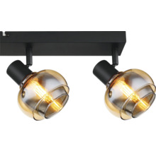 Strahler/Spot/Fluter Globo TOKKI E14 40 W 4-flammig IP 20 schwarz ( 54309-4B )-thumb-1 Strahler/Spot/Fluter Globo TOKKI E14 40 W 4-flammig IP 20 schwarz ( 54309-4B )-thumb-1
