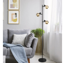Stehleuchte Globo TOKKI E14 40 W 3-flammig IP 20 schwarz ( 54309SB )-thumb-1 Stehleuchte Globo TOKKI E14 40 W 3-flammig IP 20 schwarz ( 54309SB )-thumb-1