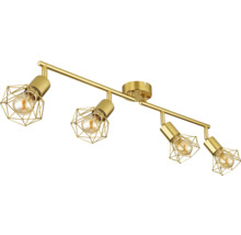 Strahler/Spot/Fluter Globo XARA E14 40 W 4-flammig IP 20 gold ( 54802GB-4 )-thumb-4 Strahler/Spot/Fluter Globo XARA E14 40 W 4-flammig IP 20 gold ( 54802GB-4 )-thumb-4