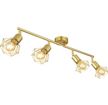 Strahler/Spot/Fluter Globo XARA E14 40 W 4-flammig IP 20 gold ( 54802GB-4 )-thumb-5 Strahler/Spot/Fluter Globo XARA E14 40 W 4-flammig IP 20 gold ( 54802GB-4 )-thumb-5