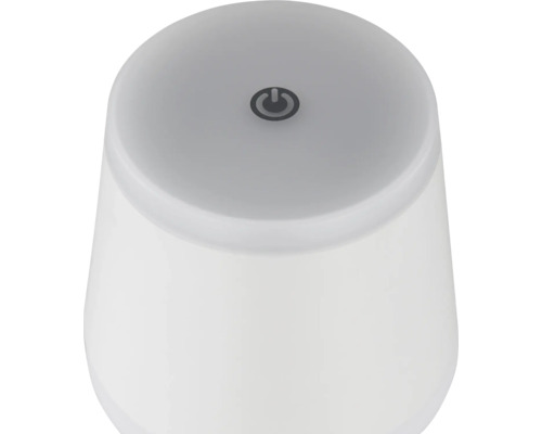 Weiße Leuchte mit Ein- und Ausschalter