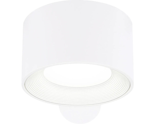 Weiße Deckenleuchte mit zylindrischem Schirm