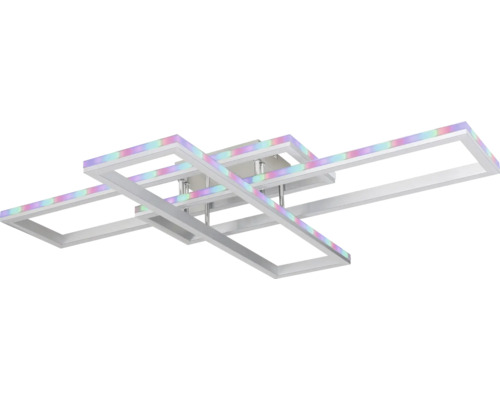 LED Deckenleuchte mit rechteckigem Design und verschiedenen Lichteffekten