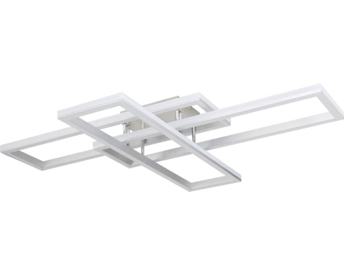 Moderne LED Deckenleuchte mit rechteckigen Rahmen