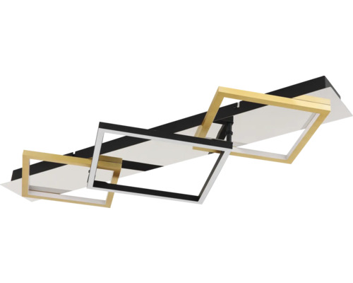 Moderne Deckenleuchte mit quadratischen Rahmen in verschiedenen Ausführungen