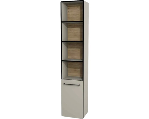 Hochschrank Devo Sonus 2.0 38x186x30 cm Anschlag links mit 4 Regalen dakar