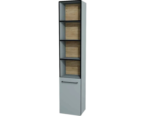 Hochschrank Devo Sonus 2.0 38x186x30 cm Anschlag links mit 4 Regalen fjord