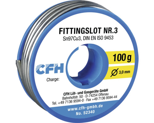 Fittingslot CFH WL 339, Ø 3mm, 100 g