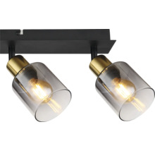 Strahler/Spot/Fluter Globo HOLLSY E14 25 W 4-flammig IP 20 schwarz ( 54310-4 )-thumb-2 Strahler/Spot/Fluter Globo HOLLSY E14 25 W 4-flammig IP 20 schwarz ( 54310-4 )-thumb-2
