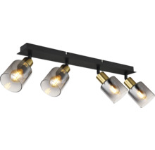 Strahler/Spot/Fluter Globo HOLLSY E14 25 W 4-flammig IP 20 schwarz ( 54310-4 )-thumb-5 Strahler/Spot/Fluter Globo HOLLSY E14 25 W 4-flammig IP 20 schwarz ( 54310-4 )-thumb-5