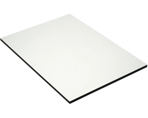 Kompaktplatte Platte melaminharzbeschichtet weiß 2800 x 1300 x 10 mm Kunststoffplatte