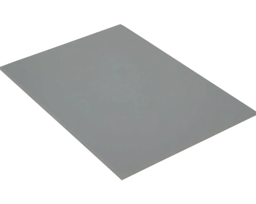 Kompaktplatte Platte melaminharzbeschichtet grau 2800 x 1300 x 6 mm Kunststoffplatte