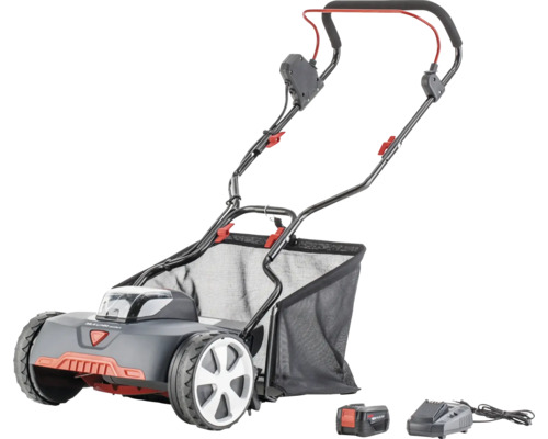 Akku Spindelmäher ALKO Razor Cut 38.4 Li Comfort für Akku- und manuellen Betrieb, ohne Akku 18V und Ladegerät Akkulufter mit Akku und Ladegerät