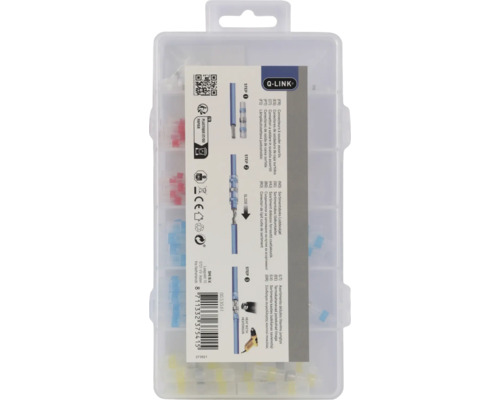 Q-Link Lötdrahtverbinder Sortiment in transparenter Box