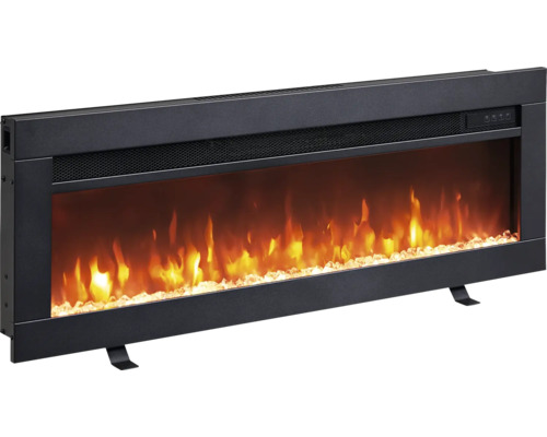 Elektrisches Kaminfeuer Balderia Agnes 36" 1800 Watt inkl. Fernbedieung Elektrischer Kamin mit simulierten Flammen und Kristallen