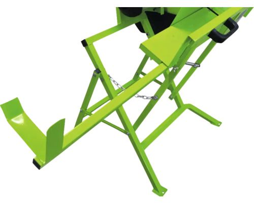 Brennholzsäge mit Untergestell aus Metall