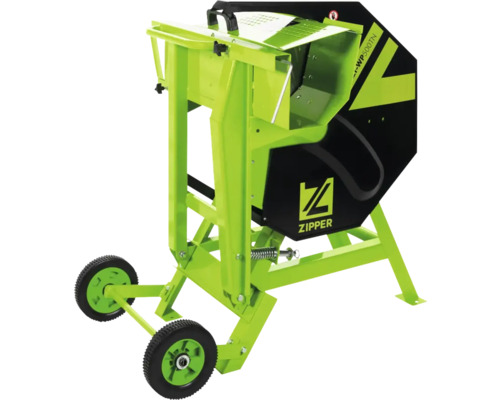 Wippsäge mit Rädern für den mobilen Einsatz