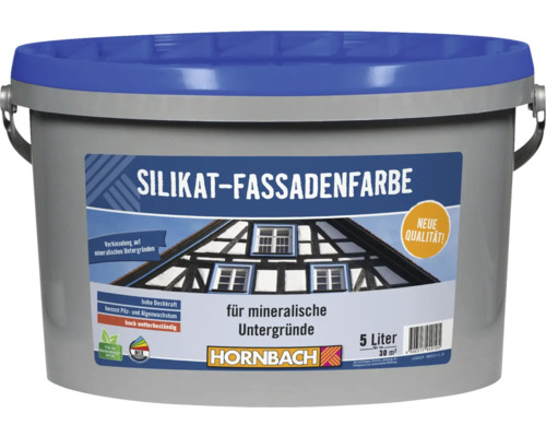 HORNBACH Silikat Fassadenfarbe im Wunschfarbton mischen lassen 5 l Standard getönt-0