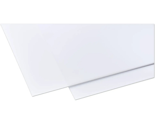 Polystyrolplatte 2,5x500x1000 mm Glatt opal Polystyrolplatte 2,5x500x1000 mm Glatt opal