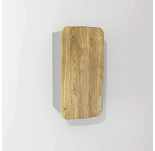Hängeschrank Devo Oval 34x67x33 cm holz/hellgrau