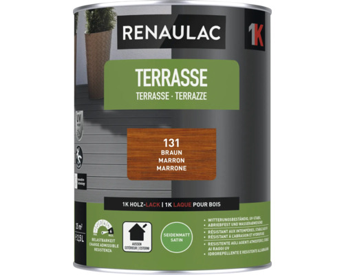 RENAULAC Terrassenfarbe dunkelbraun 2,5 l