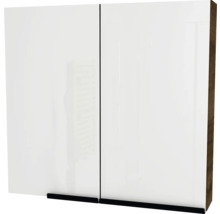 Wandschrank mit zwei Türen und Griffleisten
