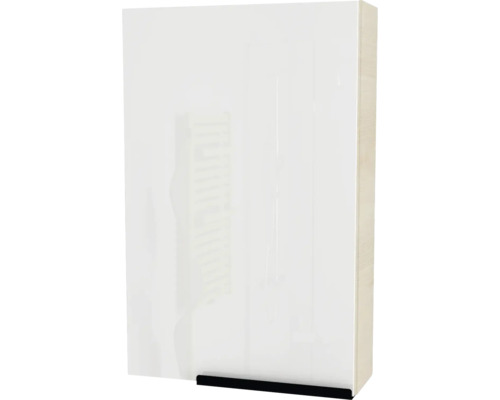 Spiegelschrank Devo Etna 2.0 1-türig 45x16x70 cm Anschlag links polar aland pine Weißer Hängeschrank mit Griffleiste