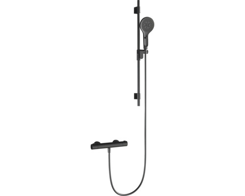 Duschsystem mit Handbrause und Thermostatarmatur