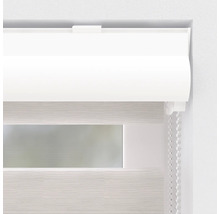 Fenster-Doppelrollo mit Kettenzug zur Lichtregulierung