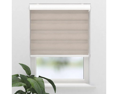 Fenster mit Doppelrollo zur Lichtregulierung