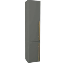 Hochschrank Devo Sonet 35x164x32 cm Anschlag links dunkelgrau/Eiche