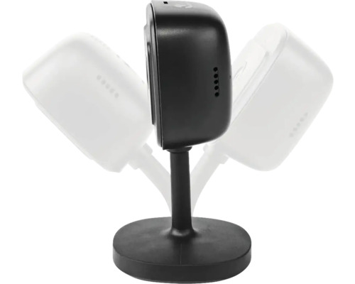 Schwenkbare Überwachungskamera auf Standfuß