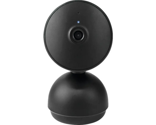 Schwarze Überwachungskamera für den Innenbereich