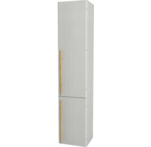 Hochschrank Devo Sonet 35x164x32 cm Anschlag rechts hellgrau/Eiche
