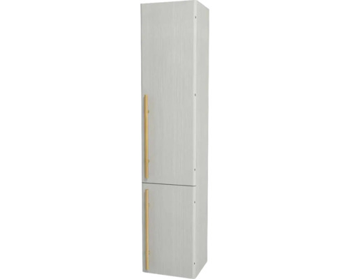 Hochschrank Devo Sonet 35x164x32 cm Anschlag rechts hellgrau/Eiche