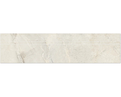Feinsteinzeug Stufenfliese Anden Bone 29,5x120 cm beige matt rektifiziert Feinsteinzeug Stufenfliese Anden Bone 29,5x120 cm beige matt rektifiziert