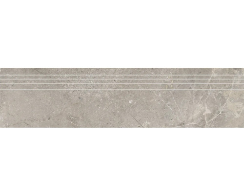 Feinsteinzeug Stufenfliese Anden Natural 29,5x120 cm grau matt rektifiziert Feinsteinzeug Stufenfliese Anden Natural 29,5x120 cm grau matt rektifiziert