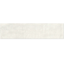 Feinsteinzeug Stufenfliese Industrial white 29,5x120 cm seidenmatt lappato rektifiziert