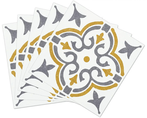 Mehrere Dekorfliesen mit gemustertem Design