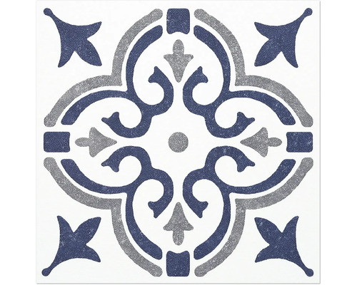 Dekorative Fliese mit floralem Muster