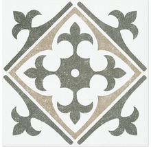 Dekorative Fliese mit floralem Muster